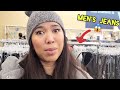 Thrift Diaries 🤑 1ST THRIFT for 2023! LOTS of VINTAGE jeans (TRUE RELIGION and more + try-on haul)!