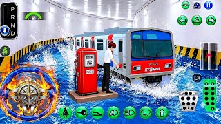 New Metro Train Refueled in Water! 🚆💦⛽ | 3D Driving Class Gameplay screenshot 1