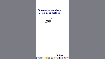 Square tricks | Vedic Maths tricks | Base method