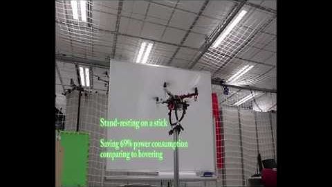 Perching and resting—A paradigm for UAV maneuvering with modularized landing gears