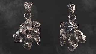 I Turn Real Pine Cone Into Silver Pendant by Bonn 9,464 views 3 years ago 7 minutes, 20 seconds