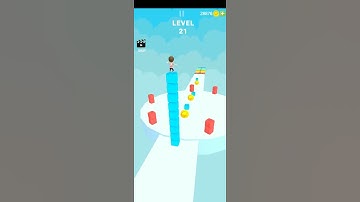 Cube stacker surfer best Android and iOS gameplay level 21