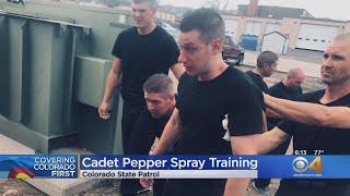 Cadets In Training Face Off With Pepper Spray
