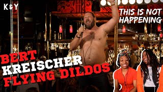 Bert Kreischer "Flying Dildos (HE GOT A MOUTHFUL!)" REACTION!! | K&Y