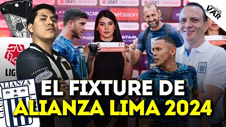 🔴 SORTEO de la LIGA 1 EN VIVO: ALIANZA LIMA conoce su FIXTURE para el 2024 del fútbol peruano