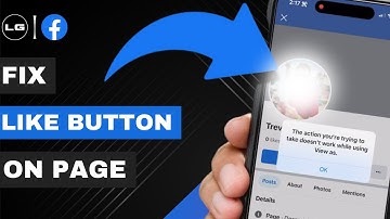 How To Fix Like Button On Facebook Page (EASY!)
