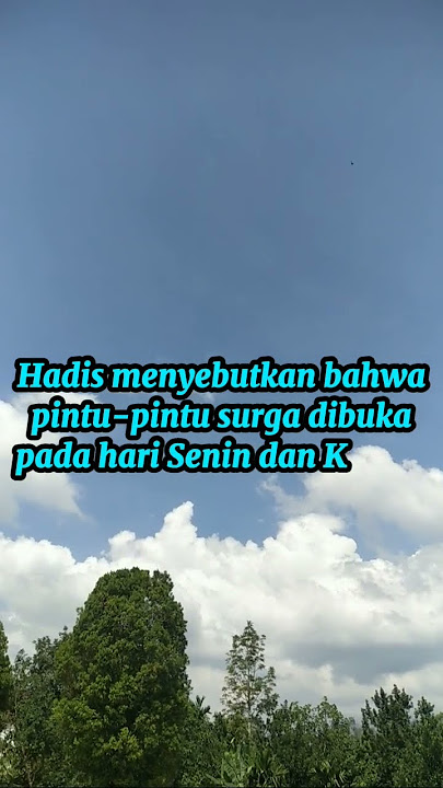 MOTIVASI TENTANG ISTIMEWA HARI SENIN DAN KAMIS #videoshort #catatanmotivasi #katahatimotivasi