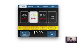 The new UIUX design for ticket vending machines of new subway.