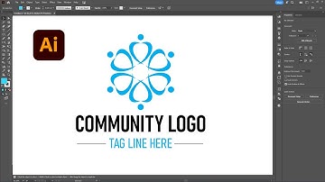 Easily Create Community Logo in Adobe Illustrator | Easy Logo Design Tutorial