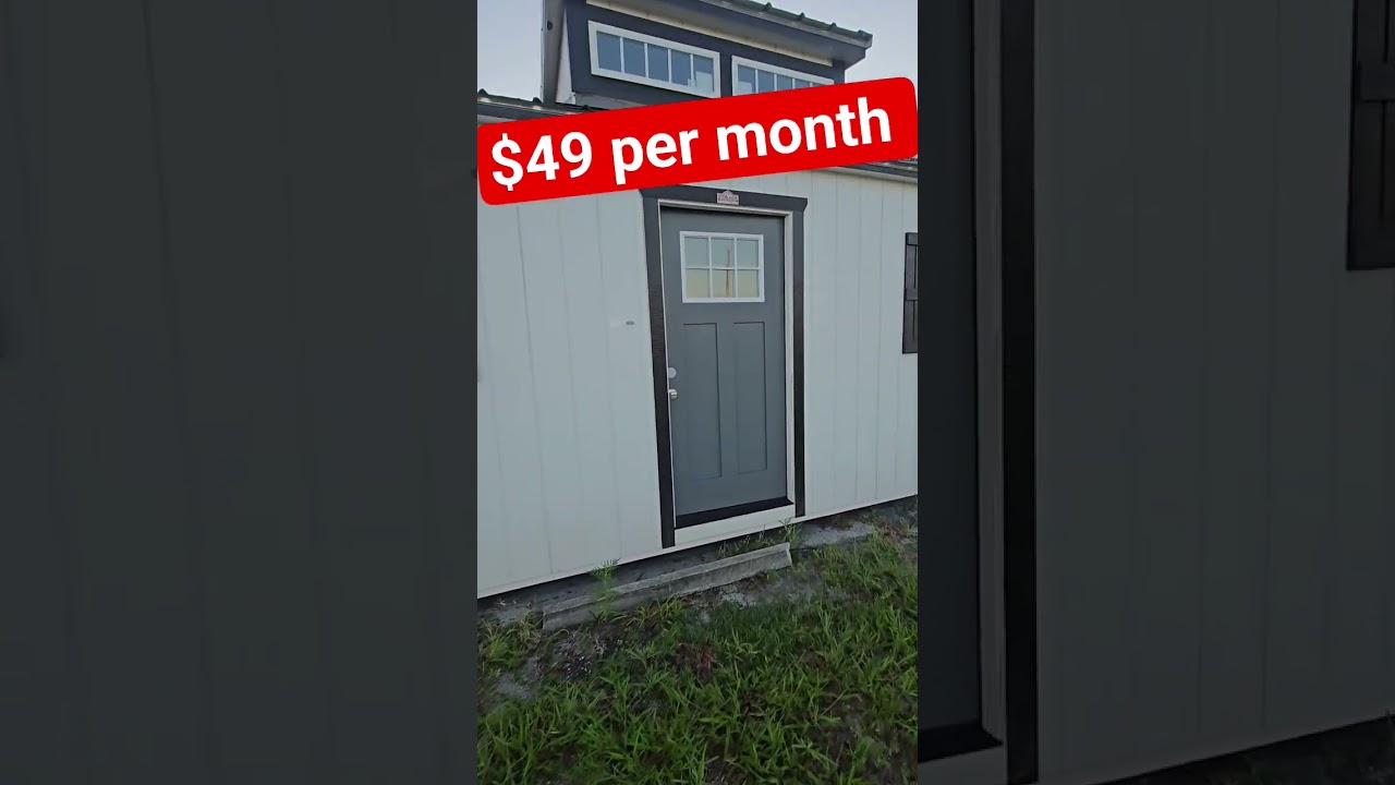 ПРОДАЕТСЯ - крошечный дом за 49 долларов в месяц 