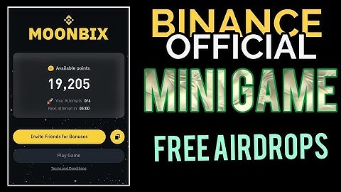 Binance Official telegram Bot mini Game Moonbix 💓  Free Crypto Air Drops #moonbix