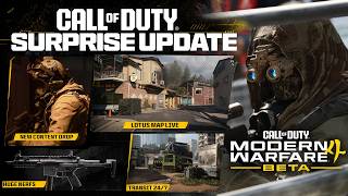 NEW SURPRISE MW4 Beta CONTENT DROP! (Big Nerfs, New Maps, Playlist Update, & MORE!)