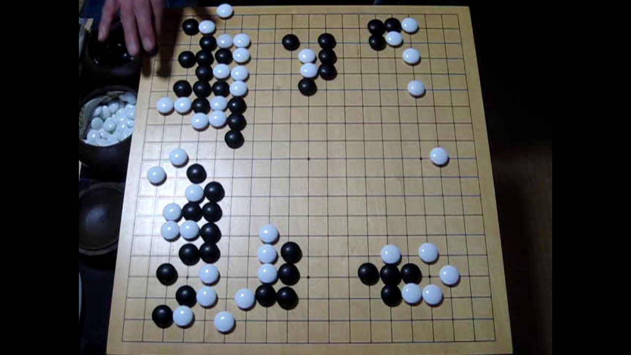 石井千治 田村保寿(先) 拾番碁第六局 MR囲碁4024 - YouTube