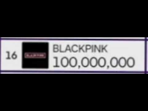 BLACKPINK hits 100M subscribers