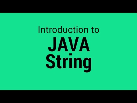 Introduction to String in Java