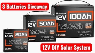 3 FREE Batteries?! DIY 12V Solar System Build
