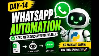 Send WhatsApp Messages Automatically with Python 🚀 | pyPRO Day 14