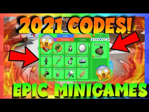 Roblox: Epic Minigames Codes