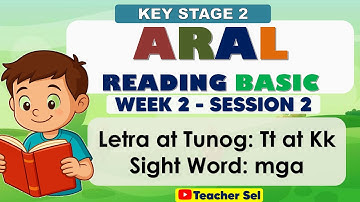 ARAL Reading Basic - Key Stage 2 - Week 2 Session 2 Letra at Tunog: Tt at KkSight Word: mga