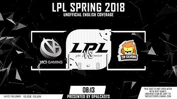 (English) LPL Spring W4D2 - VICI vs SNG / LGD vs SNAKE