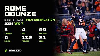 Rome Odunze: Every Touch of 2026 Week 7 | Full Film Compilation