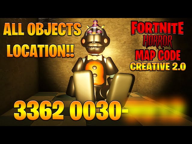 FNAF HORROR MAP CODE IN FORTNITE CREATIVE 2.0! 