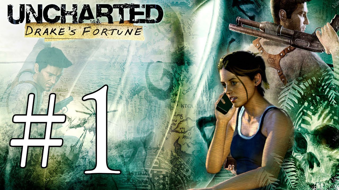 Uncharted Drake's Fortune BLIND Playthrough - Part 1 (Let's Play Walkthrough Gameplay)