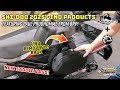 2025 NEW Ski-Doo LinQ Accessories | Removable Rack and New Saddle Bags!