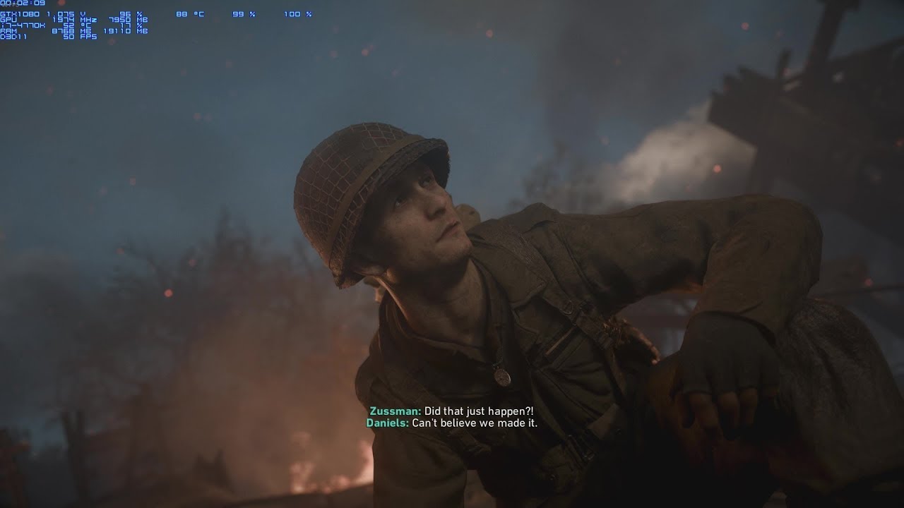 Call of Duty WW2: Mission 4, ULTRA, 4K - YouTube
