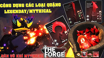 Roblox – THỢ RÈN XUI NHẤT QUẢ ĐẤT XÀI NGUYÊN LIỆU SIÊU HIẾM NHƯNG TOÀN RÈN VŨ KHÍ Ố DỀ – The Forge