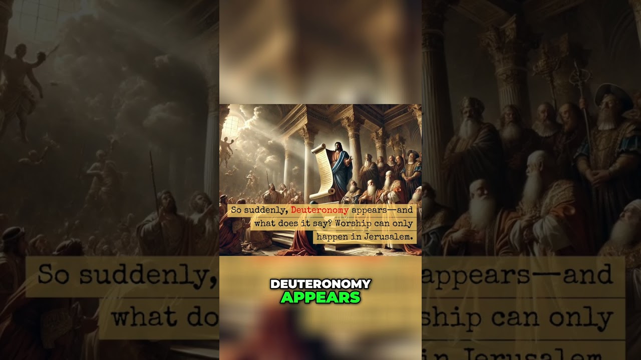 Why Josiah Needed Deuteronomy: Unifying Worship in Jerusalem