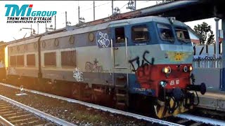 E656 607 OLD IN ARRIVO A CASTELFRANCO EMILI - TMI GROUP TRAINS DOCUMENTAZIONI