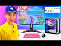 I bought the worlds fastest gaming setup to play ranked fortnite