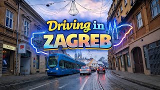Driving in Croatia 🇭🇷 | Zagreb 4K POV Drive | Rainy Day screenshot 3