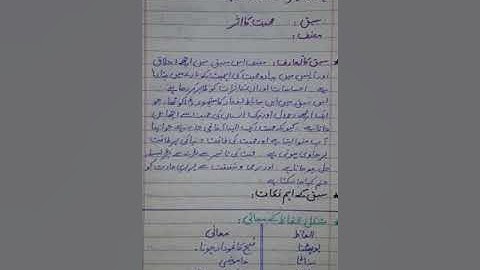 URDU || Class 8 || Week 3 || OSM by Fozia Naveed APSACS Fort Road