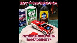 Clear Coat Your Scale Model Fast Easy Future Floor Polish Pledge Replacement Quick Shine Tips Tricks