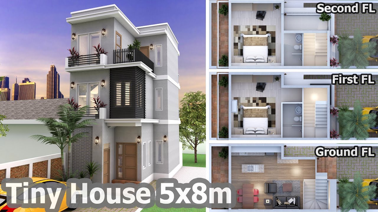 2 bedroom home micro sketchup modeling bedroom home plan 5x8m youtube 2 bedroom home micro sketchup modeling bedroom home plan 5x8m youtube
