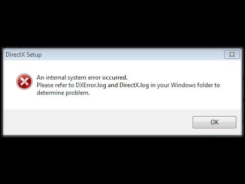 How to Fix DXError.log and DirectX.log |Installing DirectX problem|