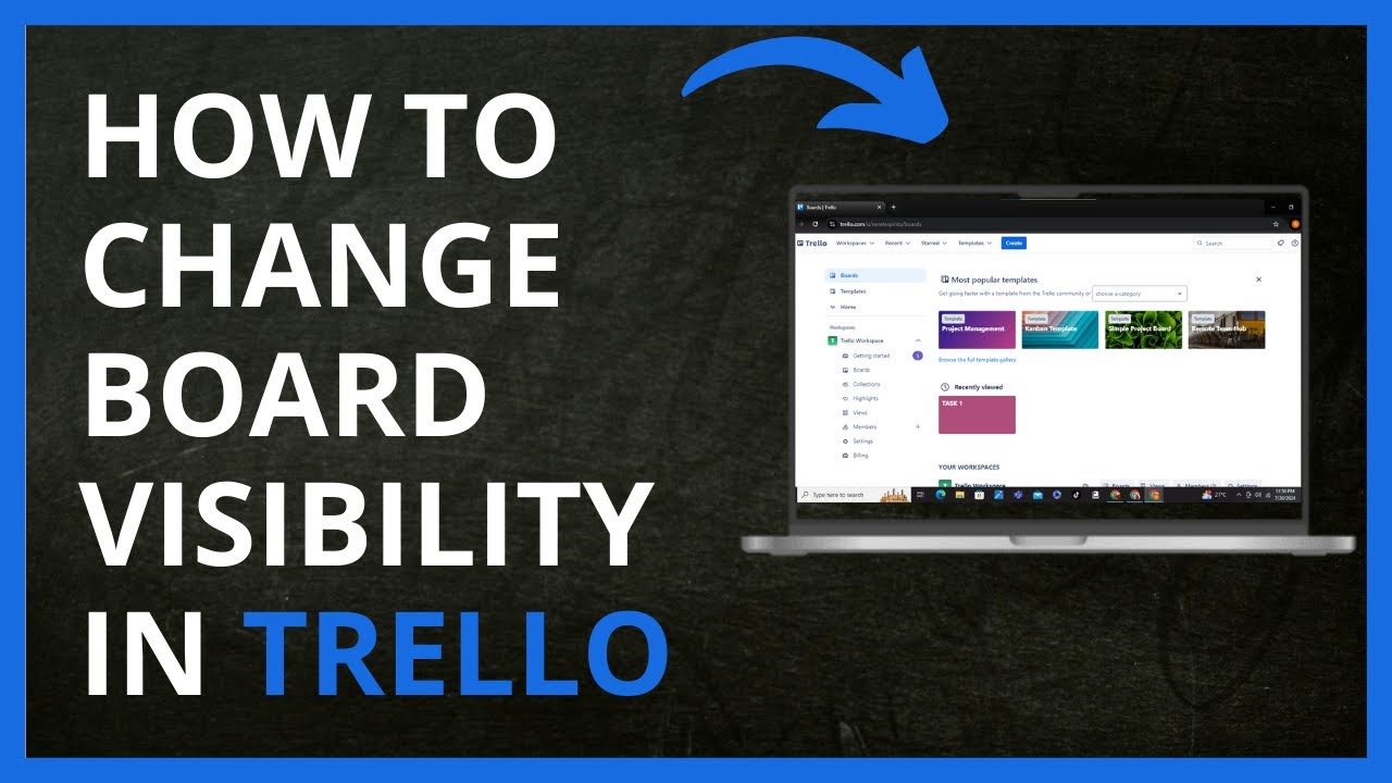 How to Change Workspace Visibility in Trello in 2024 - YouTube
