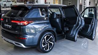 2025 Gray Mitsubishi Outlander - Affordable Family 7 Seater SUV in Detail