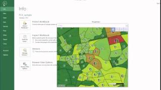 How To Work With Map Projects In Excel E-Maps