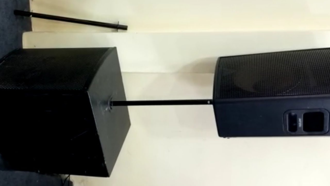 Melhor suporte caseiro prolongador Haste pra caixa de som