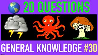 GENERAL KNOWLEDGE TRIVIA QUIZ #30 - 20 General Knowledge Trivia Questions and Answers Pub Quiz