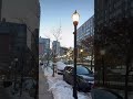 Snowfalls in New Jersey 🥶#New York #youtubeshorts