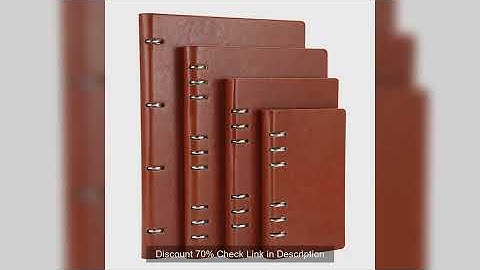 A4 A5 A6 B5 Hollow Loose-leaf Notebook, Detachable Notebook, Leather Notepad Notebook Binder Notepad