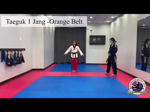 Taeguk 1 Jang - Orange Belt