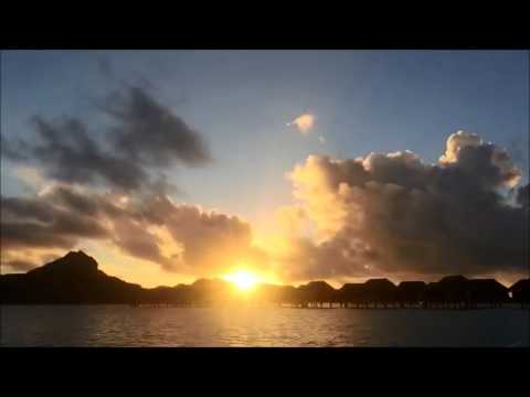 Coucher De Soleil à Bora Bora Youtube