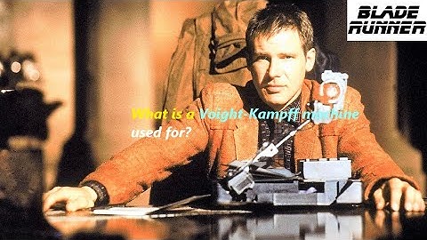 Voight-Kampff Test Explained | Blade Runner (1982)
