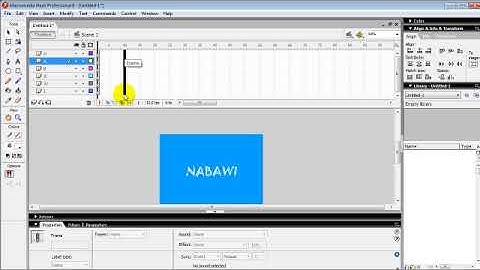 Tutorial Animasi Teks Macromedia Flash 8