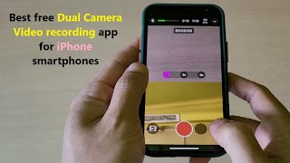 Best free Dual Camera Video recording app for iPhone smartphones. screenshot 1